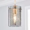 Grayson Smoked Glass Easy Fit Pendant Shade