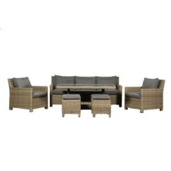 Wentworth 7 Seater Sofa Dining Set
