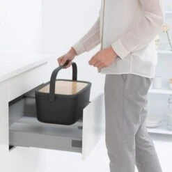 Brabantia Dark Grey Nic Bread Bin 9 Brabantia Dark Grey Nic Bread Bin -ELEND SHOP 30704231 alt02
