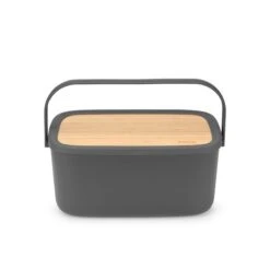 Brabantia Dark Grey Nic Bread Bin 11 Brabantia Dark Grey Nic Bread Bin -ELEND SHOP 30704231 alt04