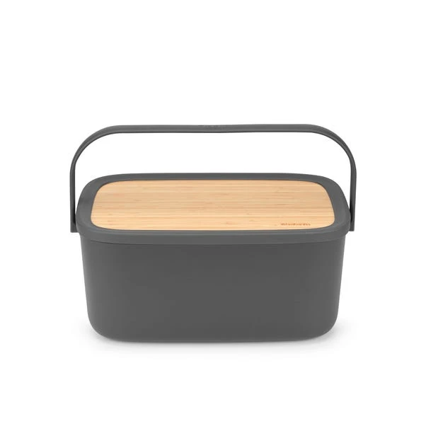Brabantia Dark Grey Nic Bread Bin 5 Brabantia Dark Grey Nic Bread Bin - Image 5