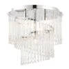 Vogue Camile Spiral 4 Light Flush Chandelier