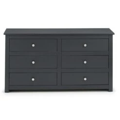 Radley 6 Drawer Chest, Dark Grey