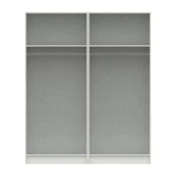 Parker 4 Door Wardrobe, Mirrored -ELEND SHOP 30708805 alt04