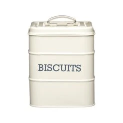 Cream Biscuit Storage Tin