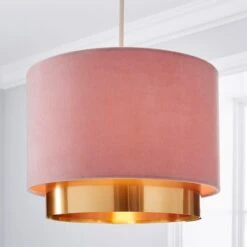 Nesa Two Tier Velvet Lamp Shade 35 Nesa Two Tier Velvet Lamp Shade -ELEND SHOP 30713649