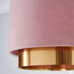 Nesa Two Tier Velvet Lamp Shade 37 Nesa Two Tier Velvet Lamp Shade -ELEND SHOP 30713649 alt02