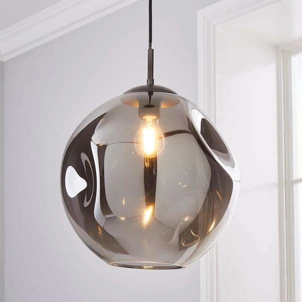Alexis DimpIed Glass Large Pendant Light 1 Alexis DimpIed Glass Large Pendant Light
