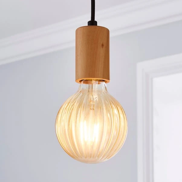 Status Bardot 4W ES Ribbed Pumpkin Amber Glass Bulb 1 Status Bardot 4W ES Ribbed Pumpkin Amber Glass Bulb