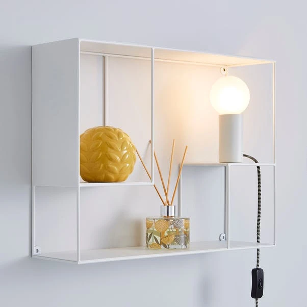 Bradford Shelf Wall Light With Magnetic Bulb Holder 1 Bradford Shelf Wall Light With Magnetic Bulb Holder