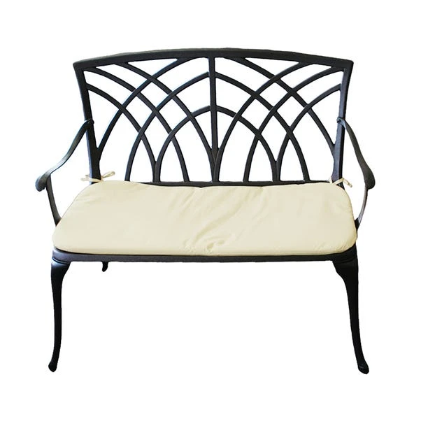 Cast Aluminium 2 Seater Bronze Bench 1 Cast Aluminium 2 Seater Bronze Bench