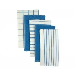 Set Of 5 Terry Tea Towels
