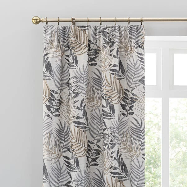 Leaf Jacquard Pencil Pleat Curtains 19 Leaf Jacquard Pencil Pleat Curtains - Image 19