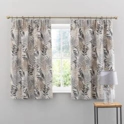 Leaf Jacquard Pencil Pleat Curtains 24 Leaf Jacquard Pencil Pleat Curtains -ELEND SHOP 30729264 alt05