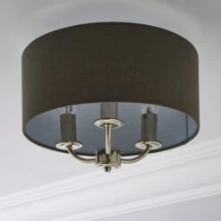 Preston 3 Light Flush Ceiling Light 35 Preston 3 Light Flush Ceiling Light -ELEND SHOP 30730505 alt01