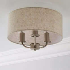 Preston 3 Light Flush Ceiling Light 28 Preston 3 Light Flush Ceiling Light -ELEND SHOP 30730506 alt01