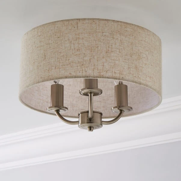 Preston 3 Light Flush Ceiling Light 9 Preston 3 Light Flush Ceiling Light - Image 9
