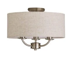 Preston 3 Light Flush Ceiling Light 31 Preston 3 Light Flush Ceiling Light -ELEND SHOP 30730506 alt05