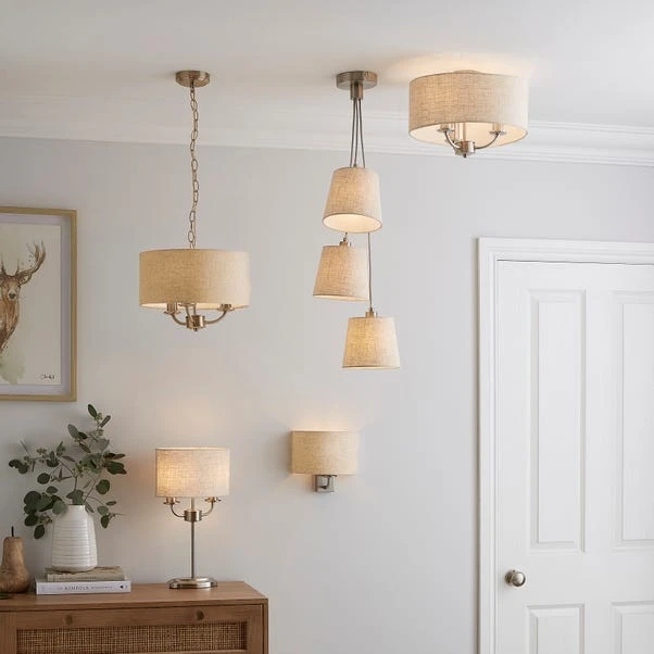 Preston 3 Light Flush Ceiling Light 13 Preston 3 Light Flush Ceiling Light - Image 13