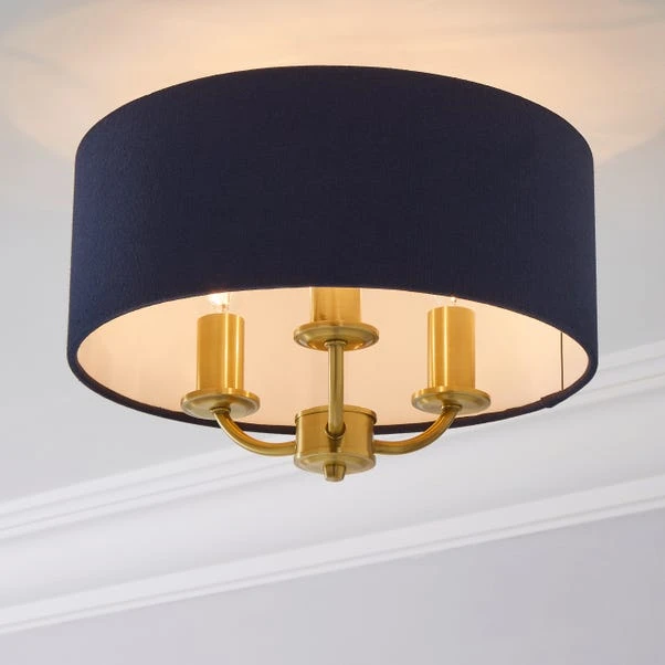 Preston 3 Light Flush Ceiling Light 1 Preston 3 Light Flush Ceiling Light