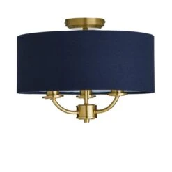 Preston 3 Light Flush Ceiling Light 24 Preston 3 Light Flush Ceiling Light -ELEND SHOP 30730507 alt05
