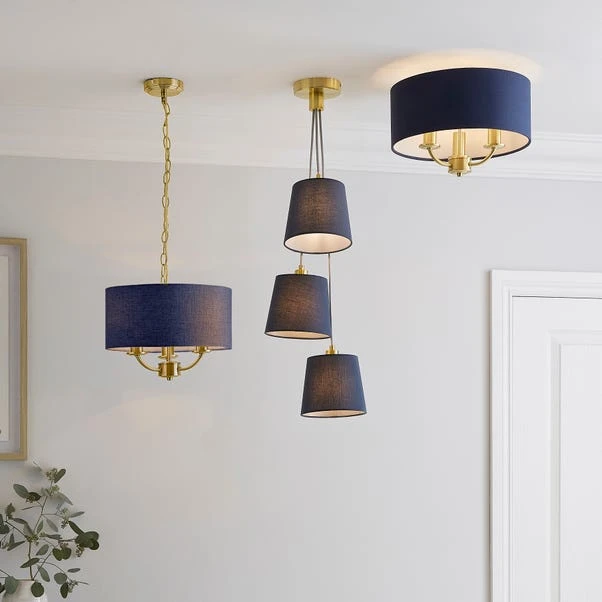 Preston 3 Light Flush Ceiling Light 6 Preston 3 Light Flush Ceiling Light - Image 6