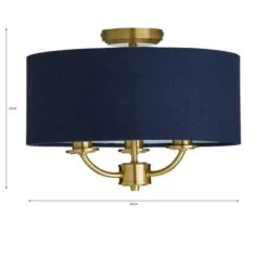 Preston 3 Light Flush Ceiling Light 26 Preston 3 Light Flush Ceiling Light -ELEND SHOP 30730507 alt07