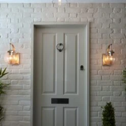 Twain Outdoor Globe Glass Wall Light -ELEND SHOP 30730560 alt05