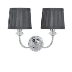 Dorma Genevieve 2 Light Grey Wall Light -ELEND SHOP 30730572 alt05