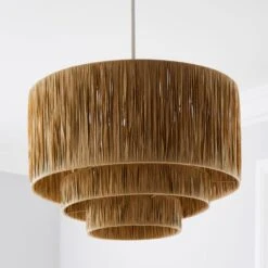 Ruolan Raffia 3 Tier Pendant Shade -ELEND SHOP 30730588 alt01