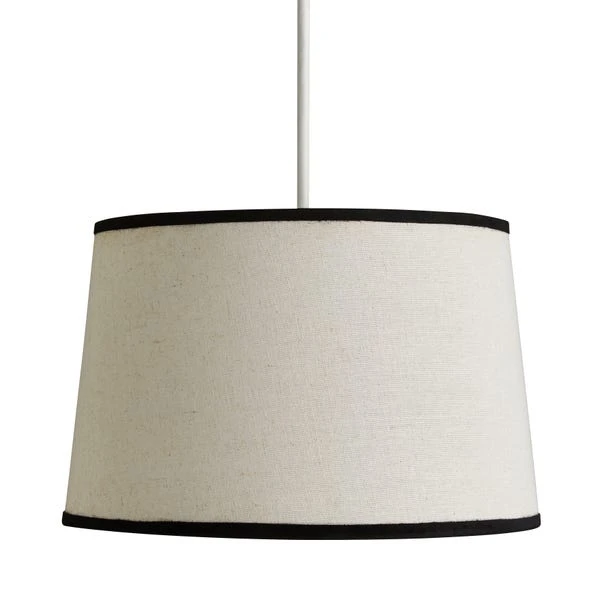 Liza Linen Trim Tapered Lamp Shade 4 Liza Linen Trim Tapered Lamp Shade - Image 4