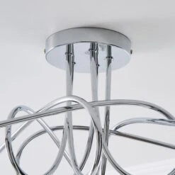 Portia 5 Light Semi Flush Ceiling Light -ELEND SHOP 30730614 alt03