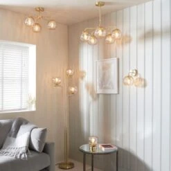 Vogue Arkoma Glass Floor Lamp -ELEND SHOP 30743016 alt06