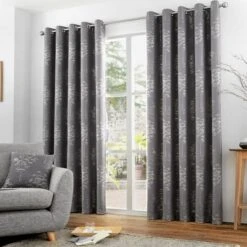 Curtina Elmwood Eyelet Curtains -ELEND SHOP 30744462