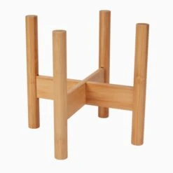 Foldable Bamboo Plant Pot Stand -ELEND SHOP 30751224 alt02