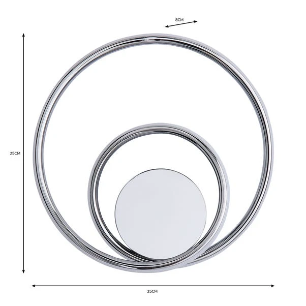 Langdon Chrome Integrated LED Bathroom Wall Light 6 Langdon Chrome Integrated LED Bathroom Wall Light - Image 6
