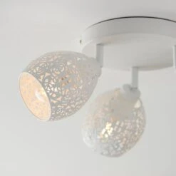 Fearne 3 Light White Semi Flush Spotlight -ELEND SHOP 30754841 alt04