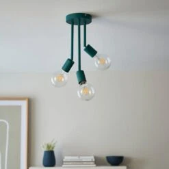 Koppla 3 Light Semi Flush Ceiling Light 24 Koppla 3 Light Semi Flush Ceiling Light -ELEND SHOP 30754845 alt03