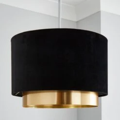Nesa Two Tier Velvet Lamp Shade 31 Nesa Two Tier Velvet Lamp Shade -ELEND SHOP 30755587 alt01