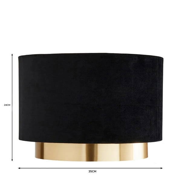 Nesa Two Tier Velvet Lamp Shade 15 Nesa Two Tier Velvet Lamp Shade - Image 15