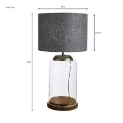 Industrial Glass Table Lamp -ELEND SHOP 30755723 alt07