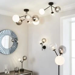 Nila 3 Light Semi Flush Ceiling Light -ELEND SHOP 30755734 alt06