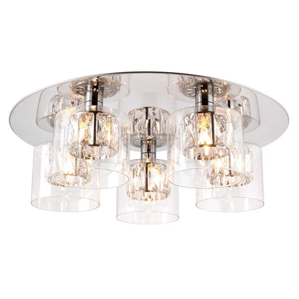 Vogue Armoury 5 Light Flush Ceiling Light 6 Vogue Armoury 5 Light Flush Ceiling Light - Image 6