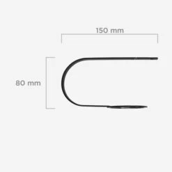 Mix And Match Matt Black Faces Holdback Pair -ELEND SHOP 30758401 alt09