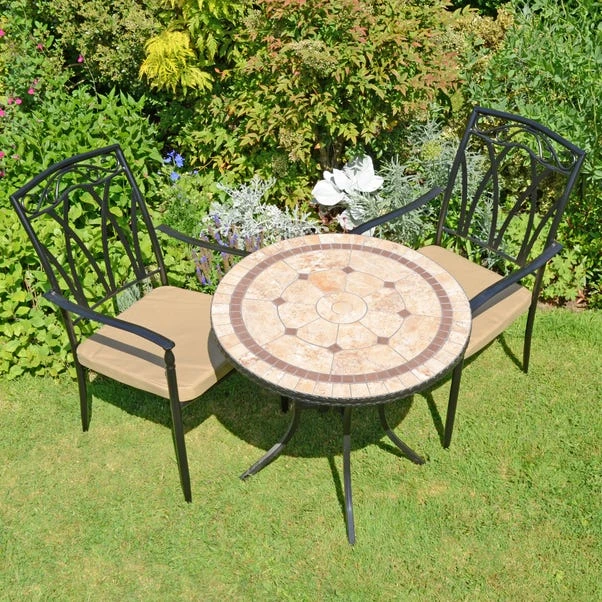Riverside 76cm Bistro Table Set With 2 Austin Chairs 1 Riverside 76cm Bistro Table Set With 2 Austin Chairs