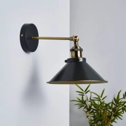 Set Of 2 Logan Grey Industrial Wall Light -ELEND SHOP 30762320 alt02