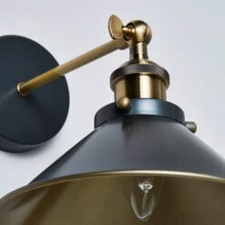 Set Of 2 Logan Grey Industrial Wall Light -ELEND SHOP 30762320 alt03