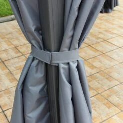 Lugano Polycarbonate 3m X 3m Grey Gazebo 9 Lugano Polycarbonate 3m X 3m Grey Gazebo -ELEND SHOP 30763561 alt04