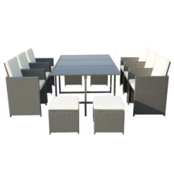 Cannes Grey 10 Seater Cube Set -ELEND SHOP 30763588 alt05
