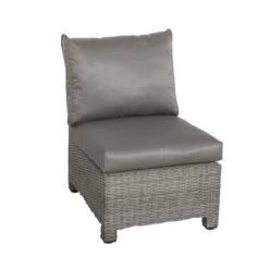 Paris 7 Piece Deluxe Modular Corner Dining Set With Rectangular Firepit -ELEND SHOP 30763601 alt05